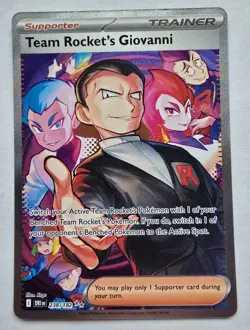 Pokemon TCG Team Rocket's Giovanni Destined Rivals Card 238/182 - Image 1
