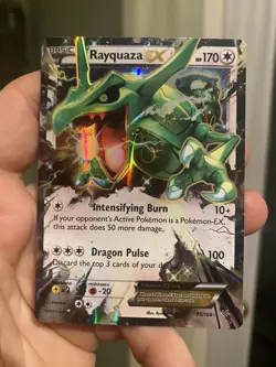 Rayquaza EX - 75/108 - Pokemon Roaring Skies XY Ultra Rare Card LP With Stain - Image 1