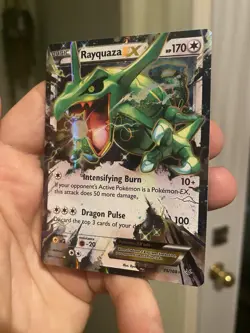 Rayquaza EX - 75/108 - Pokemon Roaring Skies XY Ultra Rare Card LP With Stain - Image 4