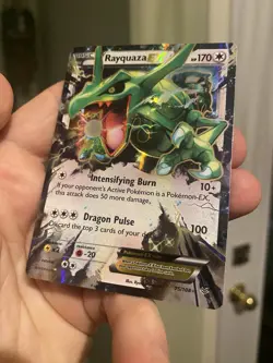 Rayquaza EX - 75/108 - Pokemon Roaring Skies XY Ultra Rare Card LP With Stain - Image 5