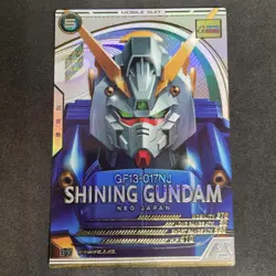 Arsenal Base Shining Gundam U Rare Parallel Trading Card Playable - Image 1