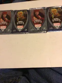 Vs System "Marvel Knights" Sealed 14-Card Booster Packs X4 - Image 1