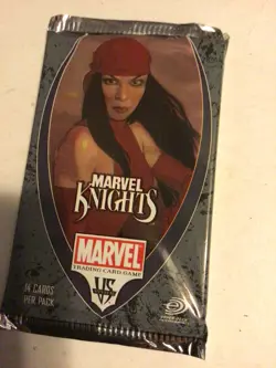 Vs System "Marvel Knights" Sealed 14-Card Booster Packs X4 - Image 2