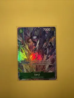 One Piece CCG Sanji Alt Card Op13-027 NM Pack Fresh! - Image 1