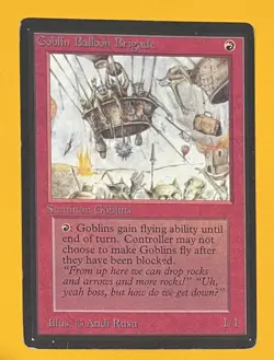 MTG GOBLIN BALLOON BRIGADE Beta (OldManMTG 004-912) - Image 1