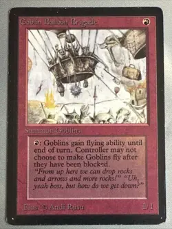 MTG / Goblin Balloon Brigade / LEB / Uncommon / MP - Image 1