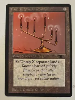 Magic the Gathering MTG Antiquities Candelabra of Townas LP+ (Beta Bob) - Image 1