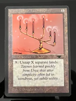 Magic the Gathering MTG Antiquities Candelabra of Townas LP+ (Beta Bob) - Image 3