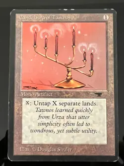 Magic the Gathering MTG Antiquities CANDELABRA OF TAWNOS LP- (Beta Bob) - Image 3