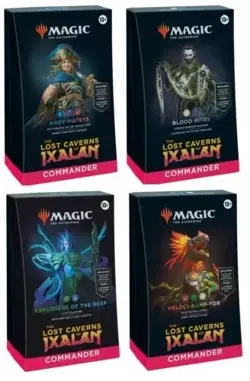 MTG Lost Caverns of Ixalan Commander Deck Sealed Case (Set of 4 Decks) 195166230245 - Image 1