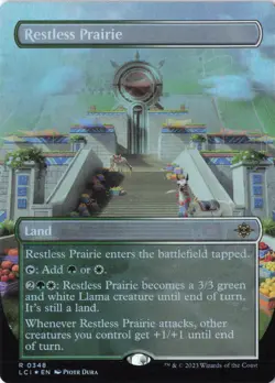 Restless Prairie (Borderless) Foil R The Lost Caverns of Ixalan 348 NM - Image 1