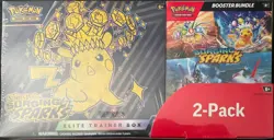 Pokemon TCG SURGING SPARKS - ETB + Booster Bundle Costco 2-Pack Sealed - Image 1