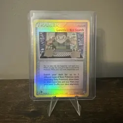 2003 Pokemon Trainer Lanette's Net Search 87/100 Sandstorm Reverse Holo - Image 1