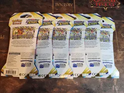 Pokemon TCG Sword & Shield Brilliant Stars Sleeved Booster Pack Lot Of 6 Sealed - Image 2