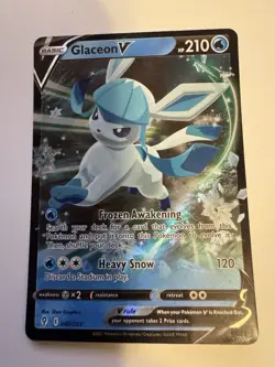 Glaceon V 040/203 Snowflake Calendar Promo Sealed Pokemon TCG Near Mint - Image 3