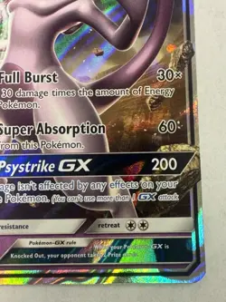 Pokemon TCG Mewtwo GX Shining Legends 39/73 Holo Ultra Rare - Image 4