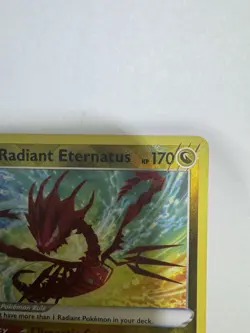 Holo Radiant Eternatus 105/159 Radiant Rare Crown Zenith Pokemon TCG - Image 5