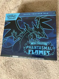 Pokemon TCG: Mega Evolution Phantasmal Flames Elite Trainer Box - ETB New/Sealed - Image 1