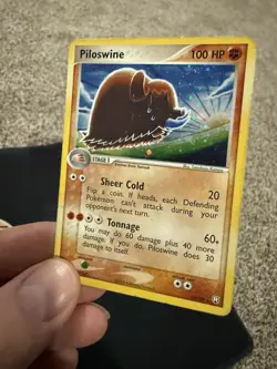 Pokemon Piloswine 13/109 EX Team Rocket Returns Holo Rare - Image 3