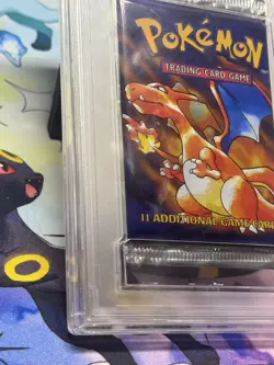 1999 Pokemon Base Set Booster Pack Charizard, Sealed, PSA 8 NM-MT - Image 3