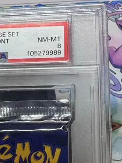 1999 Pokemon Base Set Booster Pack Charizard, Sealed, PSA 8 NM-MT - Image 5
