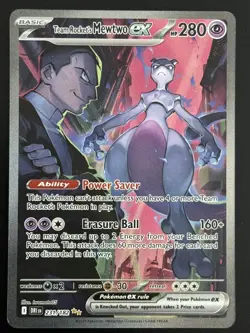 Pokemon TCG Team Rockets Mewtwo EX 231/182 SIR English - Image 3