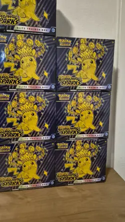 Set Of 14 Pokemon TCG Surging Sparks Elite Trainer Boxes ETB New/Sealed ✅ - Image 4