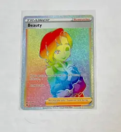 Pokemon Beauty Vivid Voltage 194/185 Rainbow Full Art Secret Rare Trainer NM - Image 1