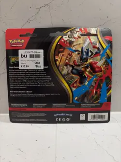 Pokemon TCG Mega Evolutions 3 Pack Blister (Goldduck Promo) Factory Sealed New - Image 2