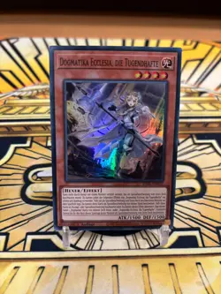 Yugioh Dogmatika Ecclesia, die Tugendhafte RA01-DE020 Super Rare - Image 1
