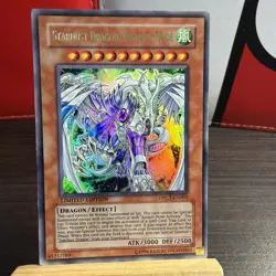 Yugioh Stardust Dragon/Assault Mode DPCT-EN003 Ultra Rare Limited LP +BONUS HOLO - Image 1