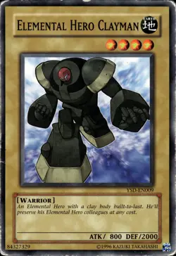 Elemental Hero Clayman - YSD-EN009 - HP - YuGiOh - Image 1
