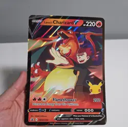 JUMBO Lance’s Charizard V Card SWSH133 Pokemon Celebrations - Image 2