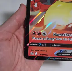 JUMBO Lance’s Charizard V Card SWSH133 Pokemon Celebrations - Image 5
