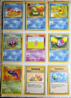 Pokemon TCG Fossil 1st Edition Set Every Non-Holo card (47 total) #16 - #62 - Image 5
