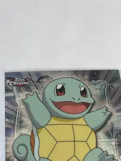 2000 Topps Chrome Pokemon Cards - Series 1 - Squirtle #07 - Near Mint - Image 3