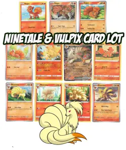 Ninetales & Vulpix - Pokemon Cards x11 - Big Lot - ex 151 - Team Up 16/161 - Image 1