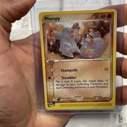 Pokemon TCG EX Ruby & Sapphire 62/109 Phanpy LP/NM Common Vintage Card Nintendo - Image 1