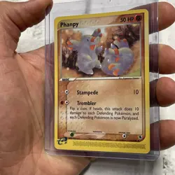 Pokemon TCG EX Ruby & Sapphire 62/109 Phanpy LP/NM Common Vintage Card Nintendo - Image 2