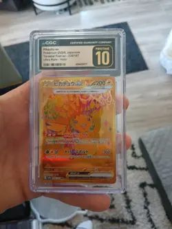 Pikachu EX Japanese Terastral Ultra Rare Holo Pristine 10 CGC Pokemon Card #236 - Image 3