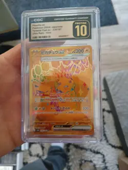 Pikachu EX Japanese Terastral Ultra Rare Holo Pristine 10 CGC Pokemon Card #236 - Image 5