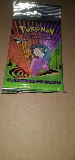 Unopened Pack Of Gym Challenge Booster Pokemon Cards - Image 3