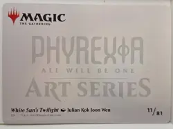 White Sun's Twilight - GOLD STAMPED ART CARD- Magic the Gathering MTG Nice! - Image 2