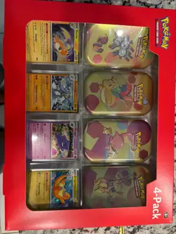 Pokemon Scarlet & Violet - 151 (5-Pack) Mini Tins w/ 4 Promo cards Costco Sealed - Image 1