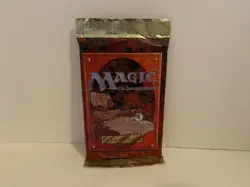 Magic The Gathering Fourth Edition Booster Pack (German) Sealed - Image 1