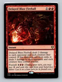 1x Delayed Blast Fireball (676) Commander Legends Baldur's Gate CLB MTG Magic NM - Image 1