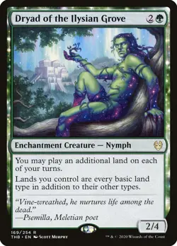 MTG Dryad of the Ilysian Grove (169/412) Theros Beyond Death NM - Image 1