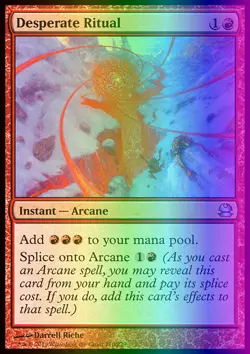MTG Magic the Gathering Desperate Ritual (110/245) Modern Masters LP FOIL - Image 1