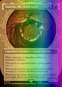 Sauron, the Dark Lord (329/511) LTR NM FOIL - Image 1