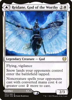 MTG Magic the Gathering Reidane, God of the Worthy (21/551) Kaldheim NM - Image 1